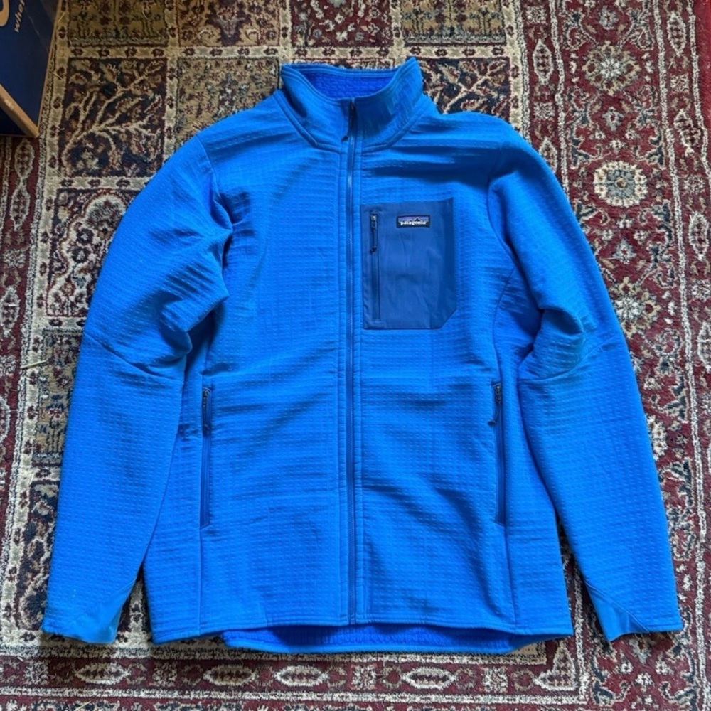 Patagonia R2 TechFace Jacket Men’s XL Andes Blue